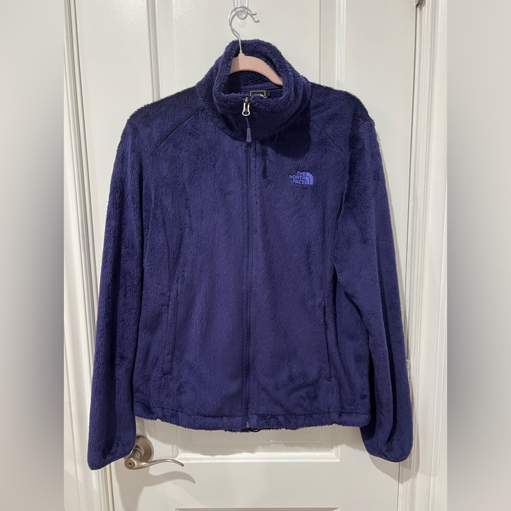 The North Face Purple Fleece Jacket, size M